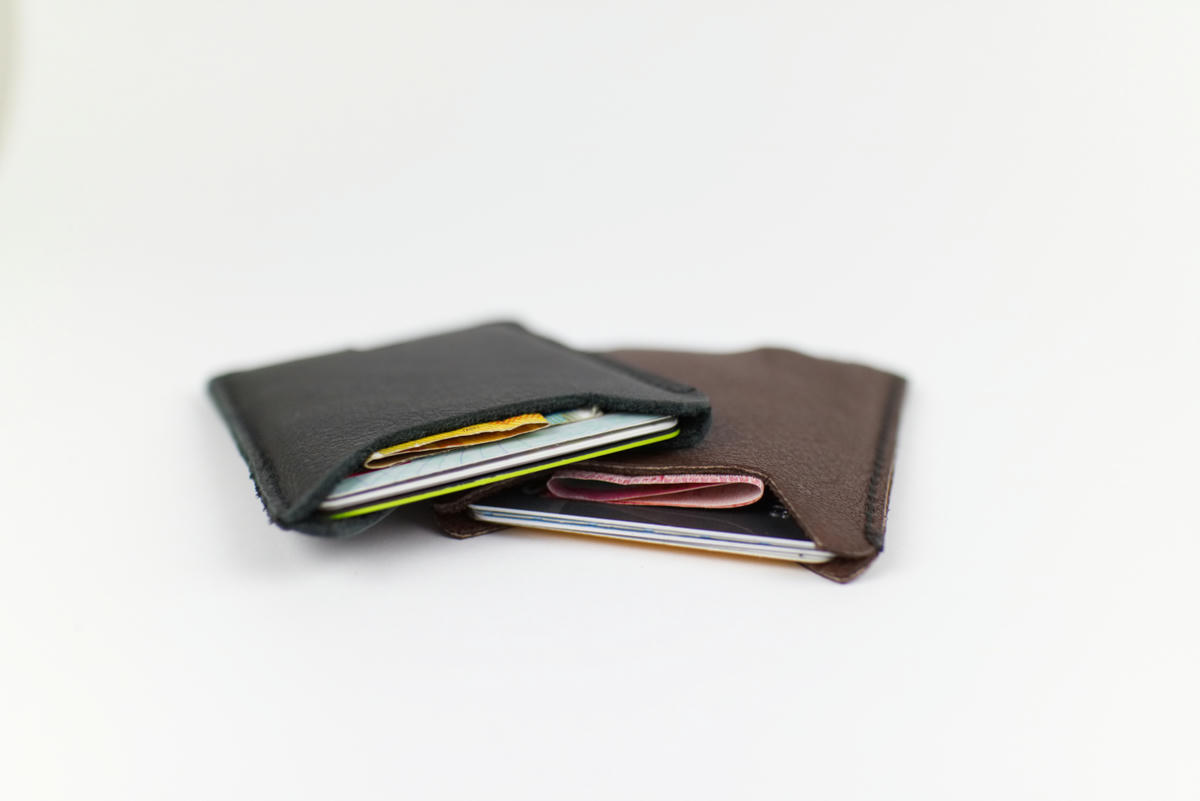 2 leather wallets